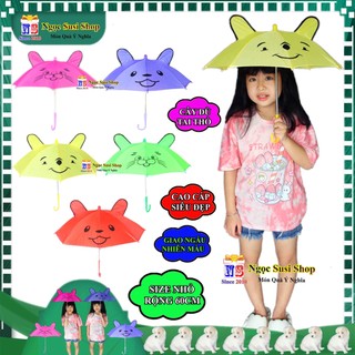 Ô TAI THỎ HÌNH THÚ CHO BÉ DÙNG ĐỂ CHE NẮNG MƯA RẤT DỄ THƯƠNG  - CÂY DÙ CHO BÉ SIÊU CƯNG