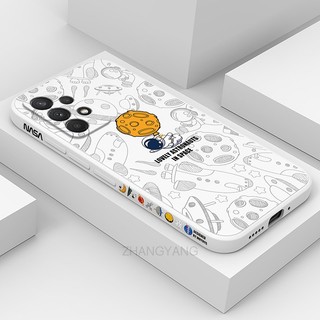 ốp lưng Samsung a32 a52 a72 Ốp Điện Thoại Silicone TPU Mềm Họa Tiết Phi Hành Gia Có Dây Đeo Cho Samsung a32 a52 a72