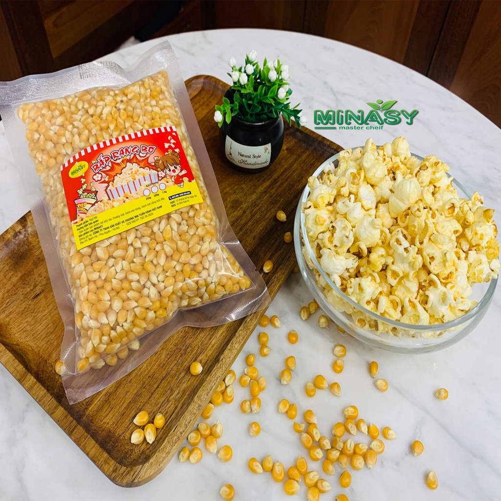 Bắp rang bơ, ngô mỹ tự làm bắp rang bơ tại nhà dễ dàng - MINASY ...