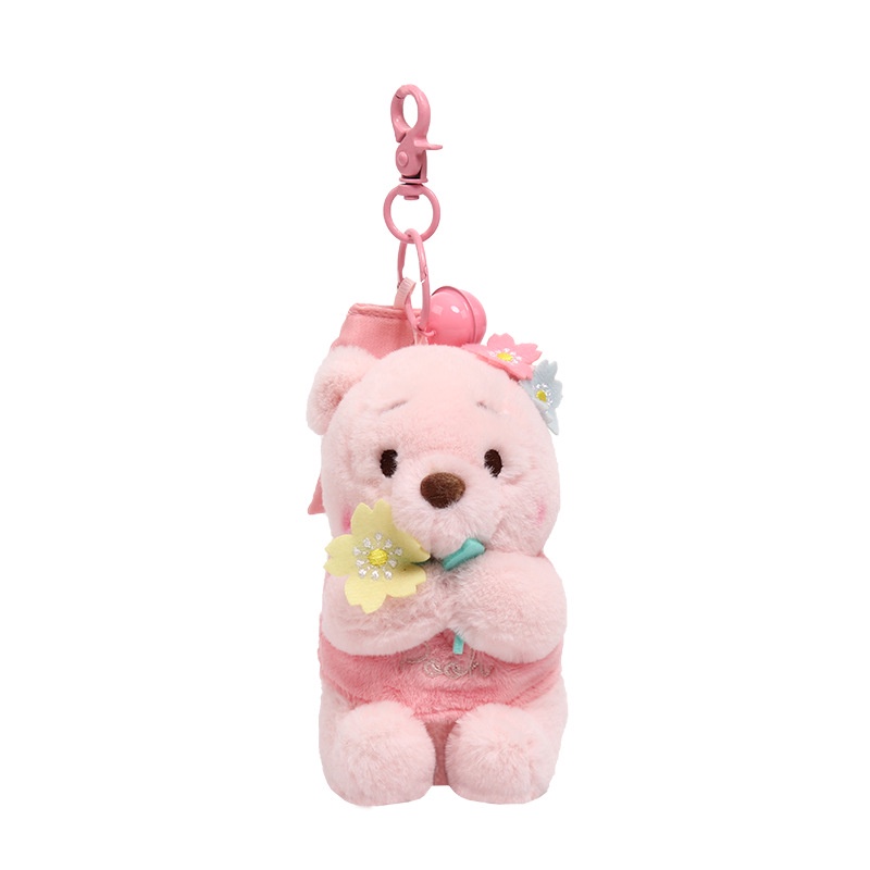 DISNEY Móc Khóa Gấu pooh Nhồi Bông Dễ Thương