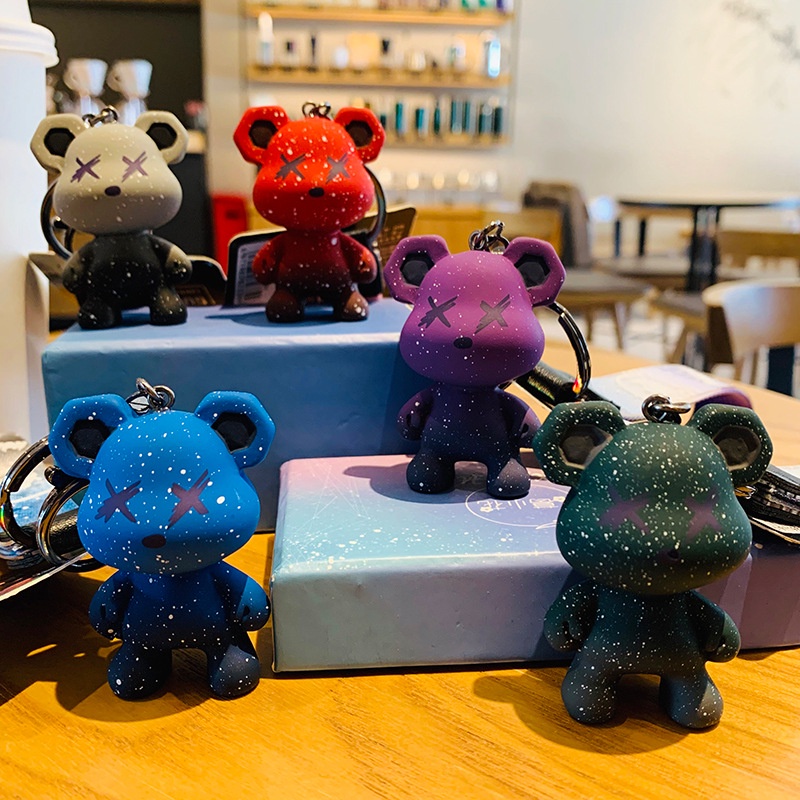 Móc khóa Bearbrick Chấm Bi Phụ Kiện Túi Xách Móc Khoá Thời Trang