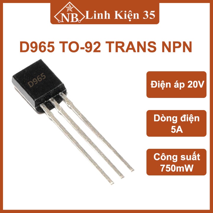 Transistor D965 TO92 NPN 5A 20V Shopee Việt Nam