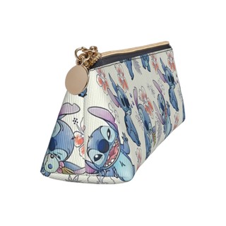 Disney Lilo & Stitch Hình Tam Giác Da Bút Chì In Thời Trang Dây Kéo Hộp Đựng Bút Chì Trường Thiếu Niên Văn Phòng Phẩm Túi Bảo Quản