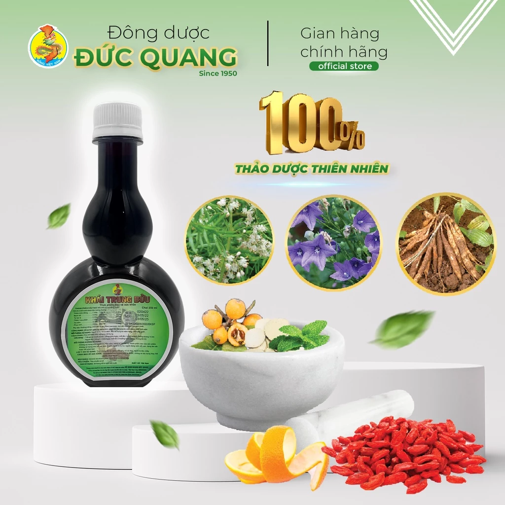 Bổ Phổi Khái Trung Bửu Rồng Việt Nam - Giúp bổ phế, giảm ho, đàm, đau rát họng do viêm họng, viêm ph