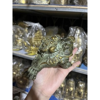 Cóc 3 chân Thiềm Thừ vật phẩm phong thuỷ tài lộc bằng đồng