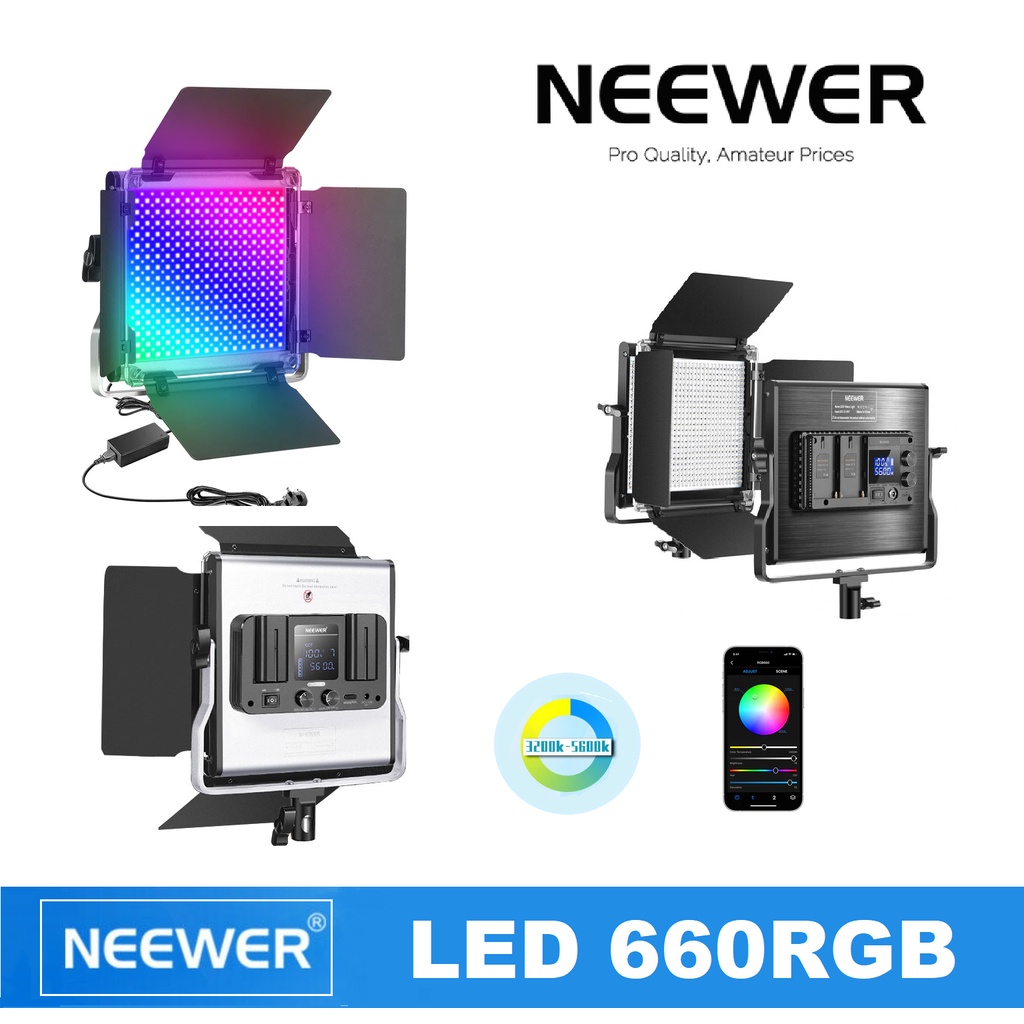 Đèn Led chiếu sáng Neewer 660RGB, NL660S/NL660 dùng cho các nhiếp ảnh ...