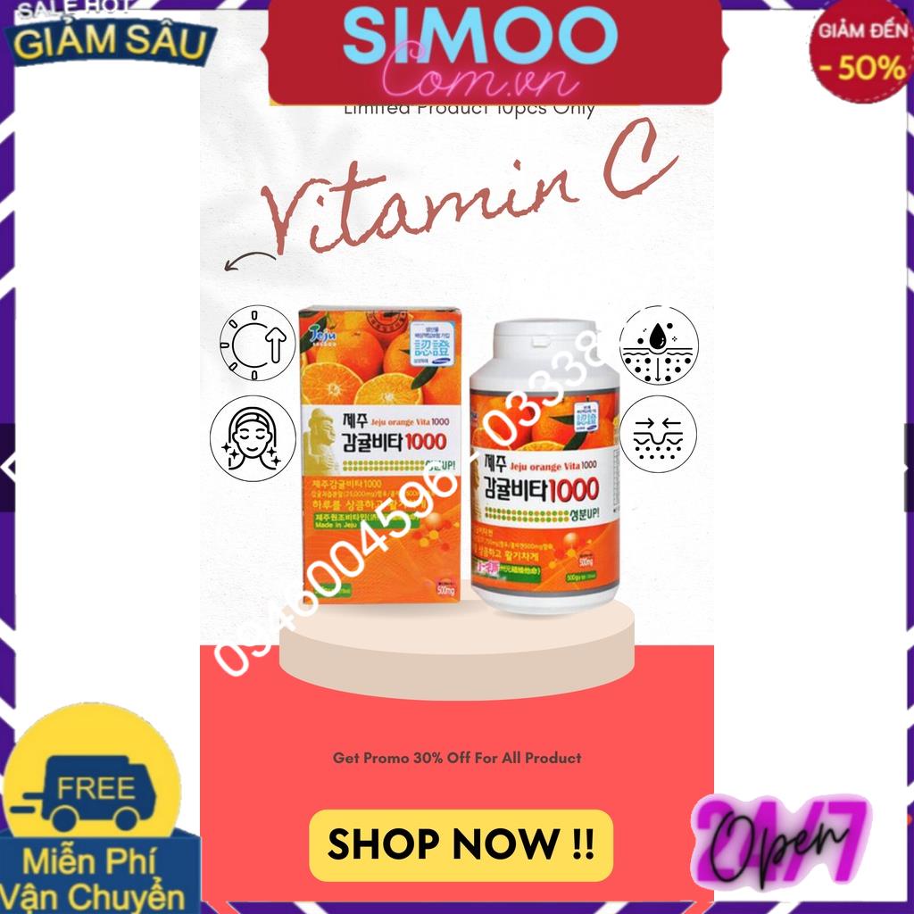 Vitamin C Jeju Hàn Quốc Viên Ngậm Jeju Tangerine Vita C+ Plus Mẫu Mới