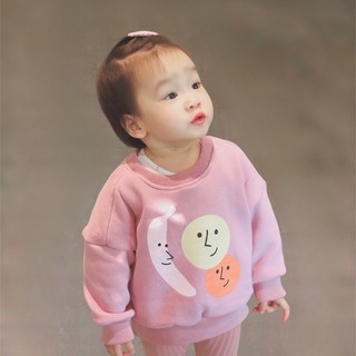 Áo nỉ thu đông hoodie dài tay BATALA KIDS in hoạ tiết bánh kem phong cách Hàn quốc cho bé gái