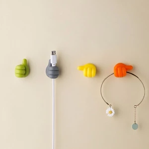 Set 10 móc treo dây cáp sạc hình bàn tay độc đáo