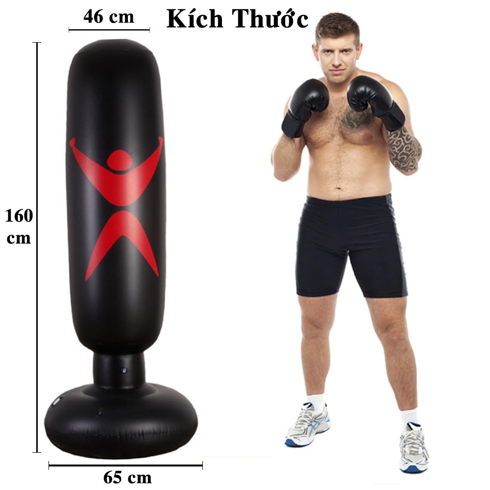 Ảnh Trụ Đấm Bốc Tự Cân Bằng Pro X1 Phiên Bản Cải Tiến Cao Cấp Nhanh, Ưu Việt Hơn – Tặng Kèm Bộ Bơm Hơi Chính Hãng Amalife 4