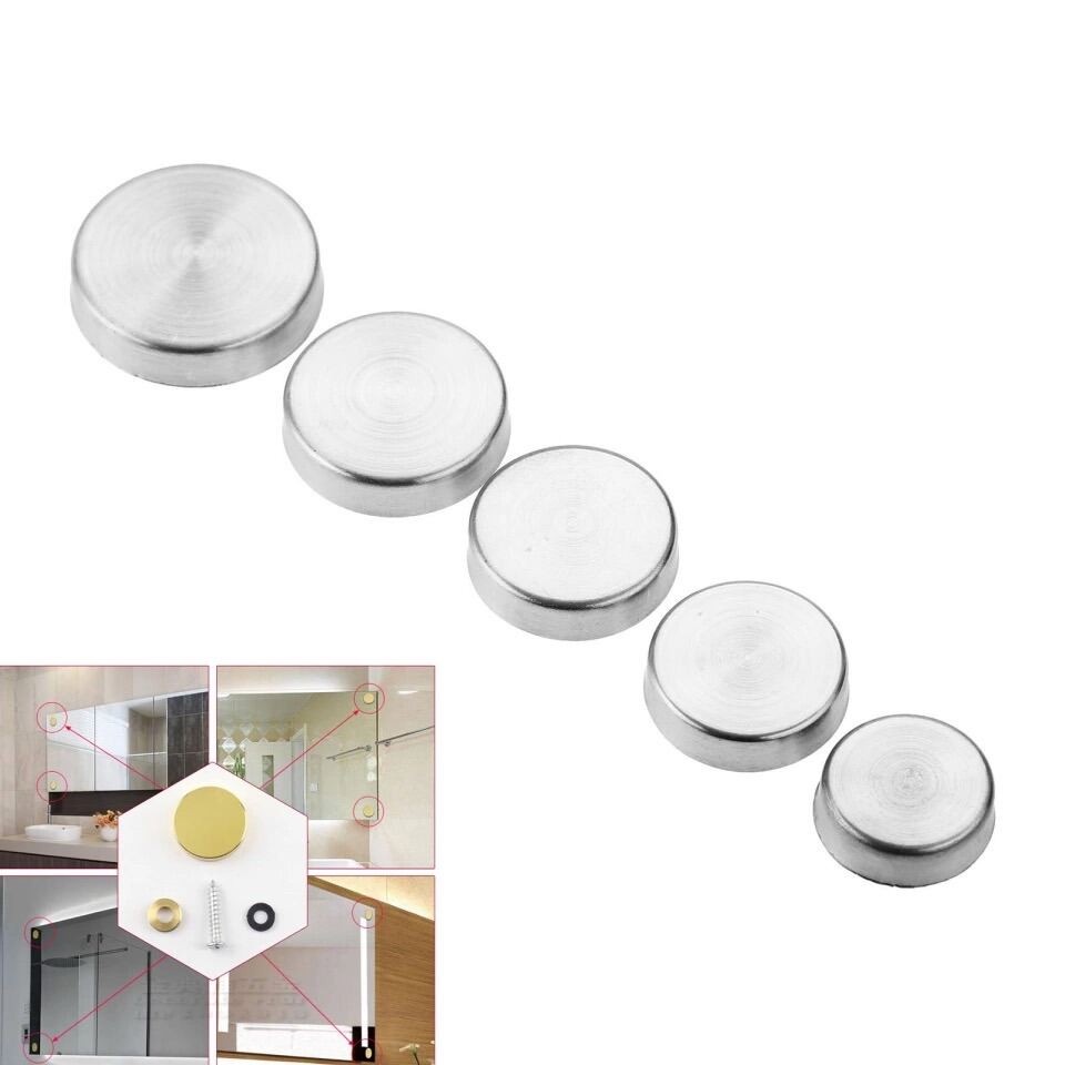 Nắp Chụp Mũ Đầu Vít BEDO Inox 304 Phi 16 19 22mm Chống Gỉ Trang Trí Gương Cầu Thang Sang Trọng