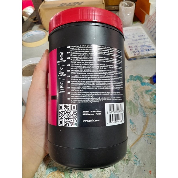 [1000ml] Mỡ Bò Pháp ZEFAL Dùng Cho Líp / Giò Dĩa / Cốt Yên / Phuộc / Cùm Thắng Đĩa Trước Sau