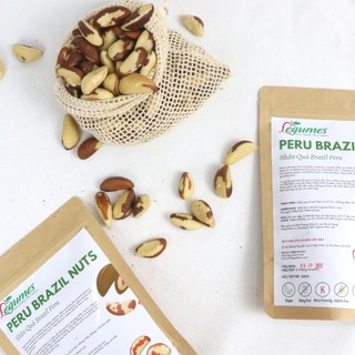 Nhân Quả Hạch Không Vỏ Hữu Cơ Giàu Dinh Dưỡng, Bổ Sung selenium tein Cao - Brazil Nuts - Légumes