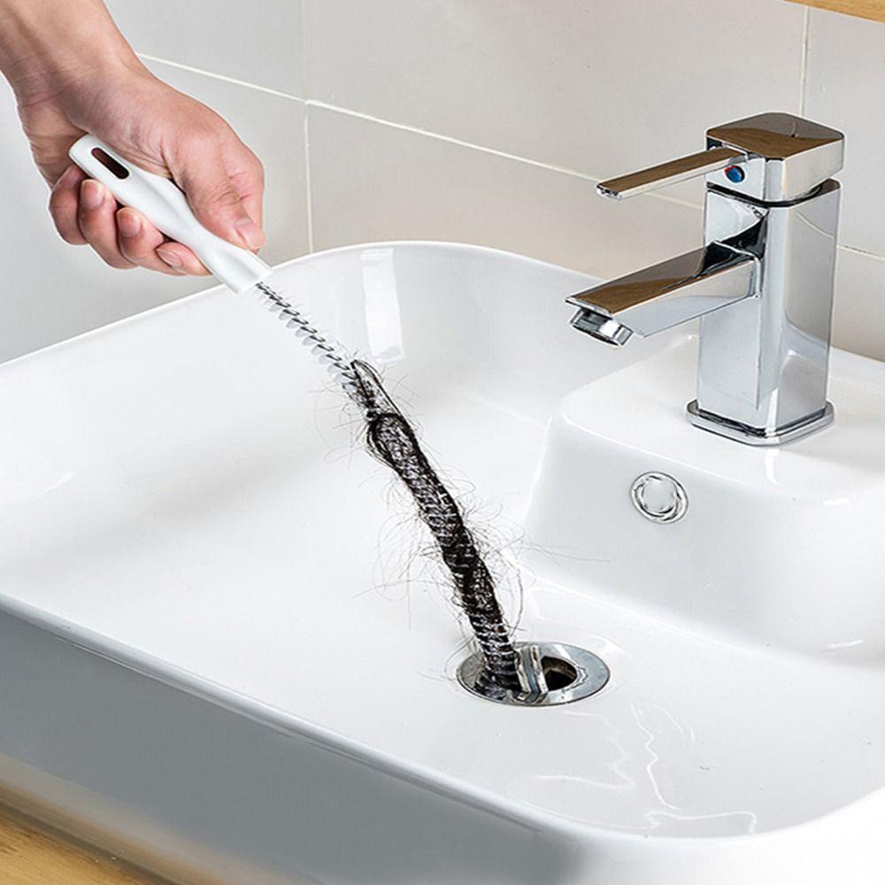 Bàn chải nạo vét ống BAMBOOB Freeable Linh hoạt làm sạch tắc nghẽn Cắm bồn rửa Bàn chải làm sạch