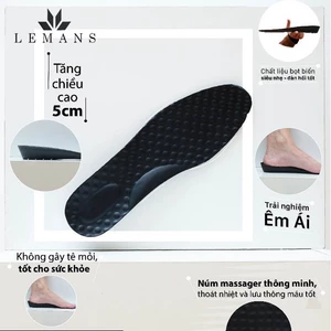 Lót độn đế Lemans tăng chiều cao 3cm cho các loại giày