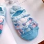 Tất lưới cotton thoáng khí cho bé gái, hình My Melody và Hello Kitty, đáng yêu