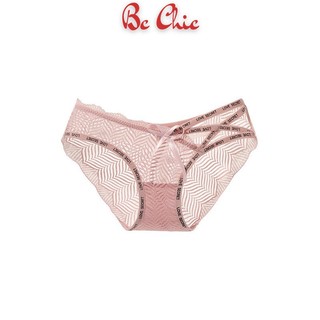 Quần lót nữ - Quần lót ren nữ dây chữ đan đính nơ quyến rũ Q9029 BC_CHIC LINGERIE