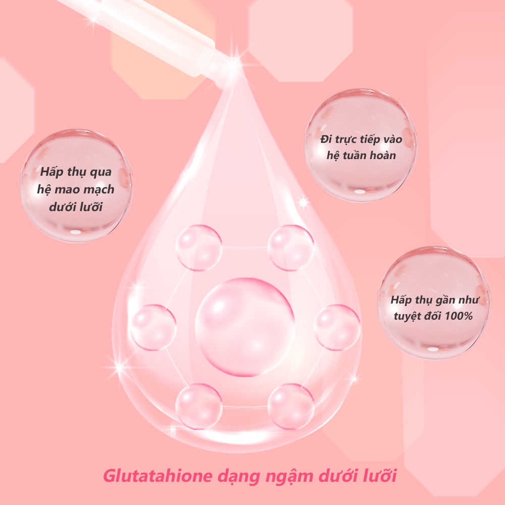 Viên Ngậm Trắng Da Dưới Lưỡi Glutathione 100mg Nhập Khẩu Italy