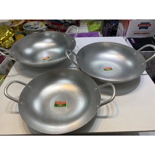 Chảo nhôm xào sâu lòng Sơn Dung đủ cỡ, chảo nhôm 2 quai dày dặn