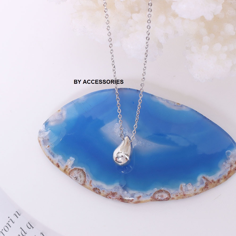 Dây chuyền titan kiểu giọt nước không gỉ WN2254