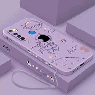 ốp lưng Realme 5 5i 6i 5s 5 pro c3 Ốp Điện Thoại Silicone TPU In Hình Phi Hành Gia Kèm Dây Đeo Cho Realme 5 5i 6i 5s 5 pro c3