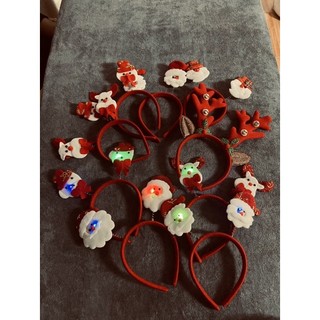 Bờm Noel phát sáng - băng đô cài tóc giáng sinh, đồ chơi nô en, sừng tuần Lộc, người tuyết HOTTREND - phụ kiện nữ
