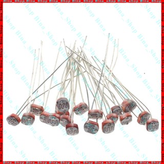 [10 con] Điện trở quang 5528 LDR 5mm, Quang trở cảm biến ánh sáng cho ...