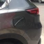 Ốp nắp bình xăng Carbon xe Mazda CX8 2019 - 2022, 2023, 2024, 2025 vân cacbon cao cấp