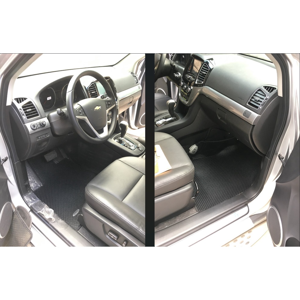 Thảm lót ô tô KATA cho xe Chevrolet Captiva (2006 - 2018) - Khít với sàn, Chống trơn, Không mùi, Không ẩm mốc