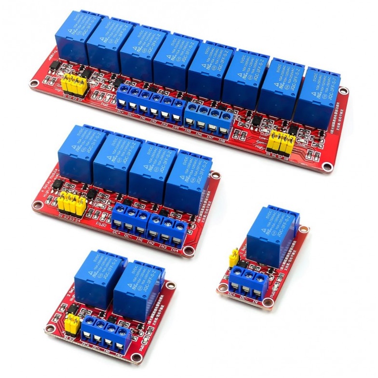 Module Relay 1/2/4/6 Kênh 5V /12v có opto cách ly | Shopee Việt Nam