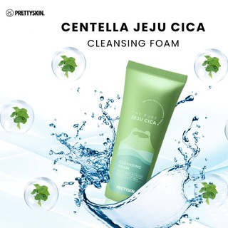 Sữa Rửa Mặt Rau Má Jeju Pretty Skin - Dành Cho Da Dầu Mụn, kiềm dầu, se khít lỗ chân lông, ngăn ngừa mụn, giảm thâm