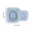 OXXGGKAO Hình Học Dễ Thương Trang Trí Nhựa Đúc Khuôn Silicon Người Phụ Nữ Móc Khóa Trang Trí Mặt Dây Chuyền Cát Nhanh Khuôn Cho DIY
