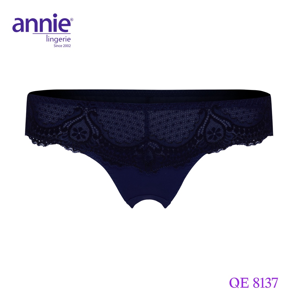Quần lót nữ trơn phối ren cao cấp annie 8137 kiểu dáng trẻ trung, sexy, nữ tính, thoáng mát