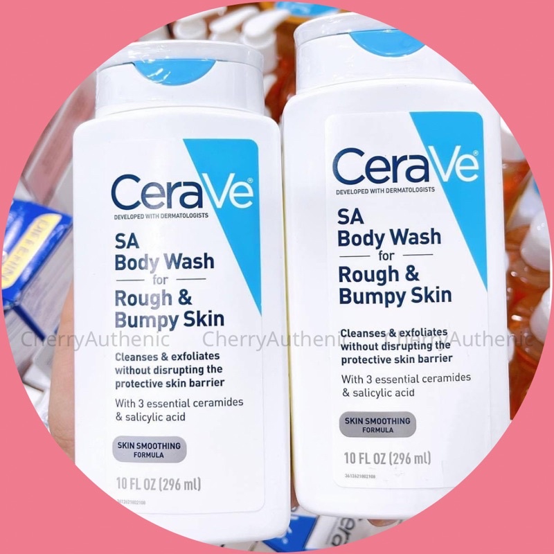 Sữa tắm dưỡng ẩm cho da khô CeraVe SA Body Wash for Rough and Bumpy