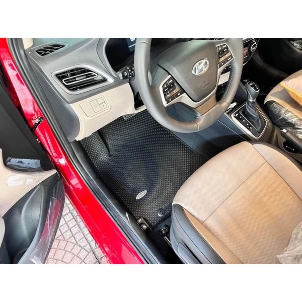 Thảm lót ô tô KATA cho xe Hyundai Accent (2018 - 2025) - Khít với sàn, Chống trơn, Không mùi, Không ẩm mốc