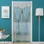 Rèm cửa 90cmx200cm Cửa màn hình lưới hai lớp Rèm lưới chống muỗi không đục lỗ