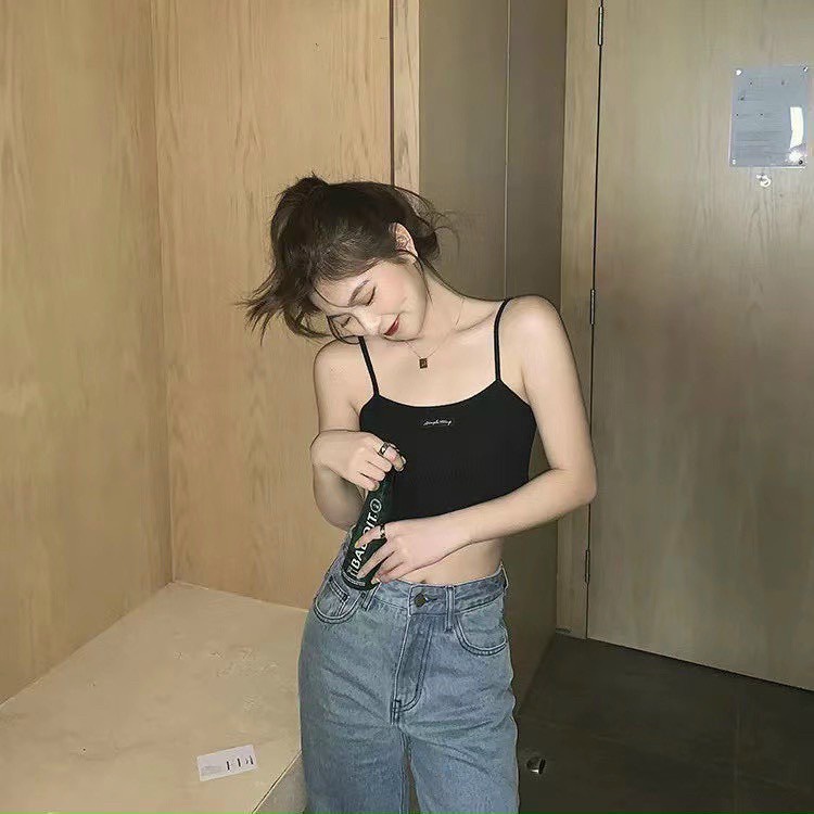 Áo Bra 2 Dây Len Tăm Có Đệm Ngực 6703