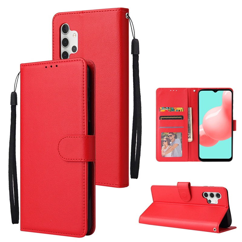 Dành Cho Samsung Galaxy Samsung Galaxy A22 A32 Lite A22S A03 A82 A03S Quantum 2 A225F A226B Retro Cổ Điển Ví Da PU Bao Lật Có Khe Cắm Thẻ