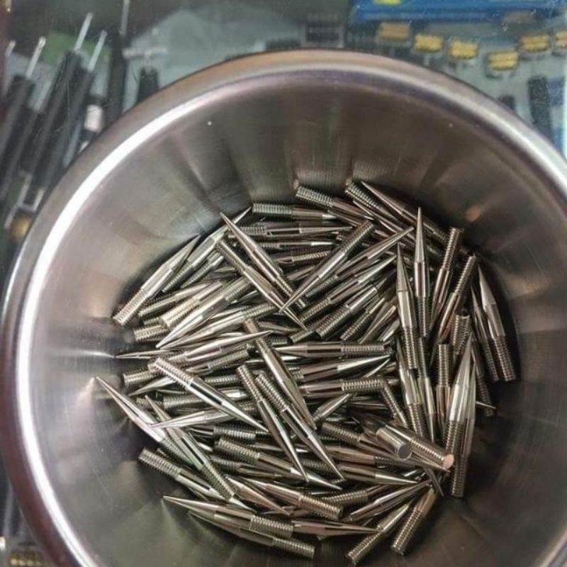 1 Cặp Đầu Đốt Dài Dùng cho máy Đốt Mụn Ruồi, Máy 5in1 Đốt Mụn Thịt, Tàn Nhang