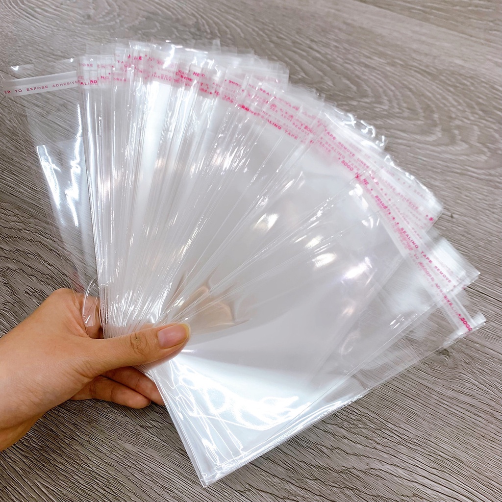 10 túi nilon đựng lì xì kích thước 9x18+4 | Shopee Việt Nam
