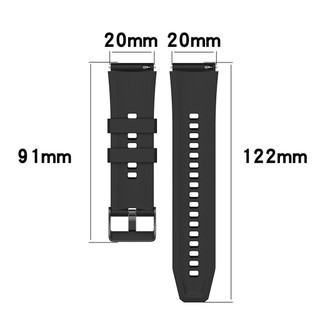 Dây Đeo Bằng Silicone 20mm Cho Đồng Hồ Thông Minh Huami Amazfit Bip 3 Pro Lite S U Pop / GTS 2 2e 3 4 mini