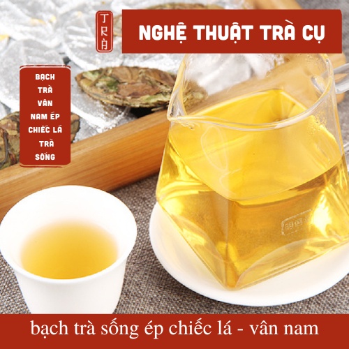Trà trắng  ép hình chiếc lá của vùng Vân nam lên men sống