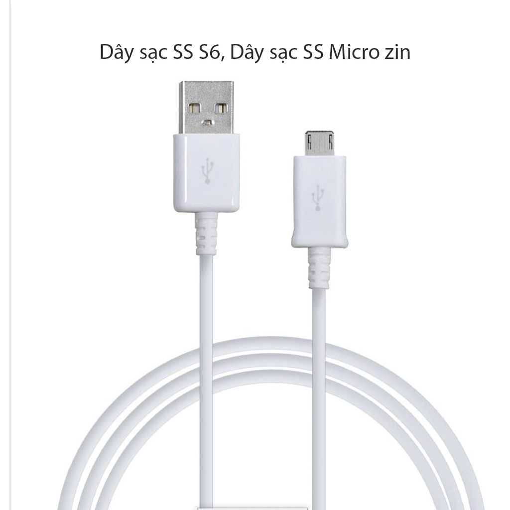 Dây sạc SS S6, Dây sạc SS Micro zin | Shopee Việt Nam