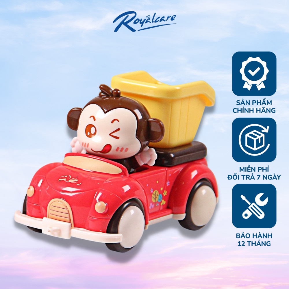 Ảnh Đồ chơi ô tô trớn đà hình thú ngộ nghĩnh cho bé Royalcare 82255A 1