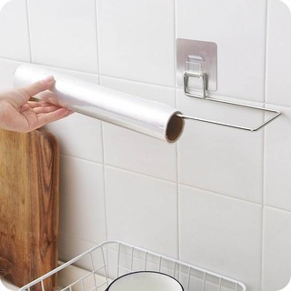Thanh móc inox dán tường treo đồ đa năng khăn lau, Kệ móc treo tường nhà tắm