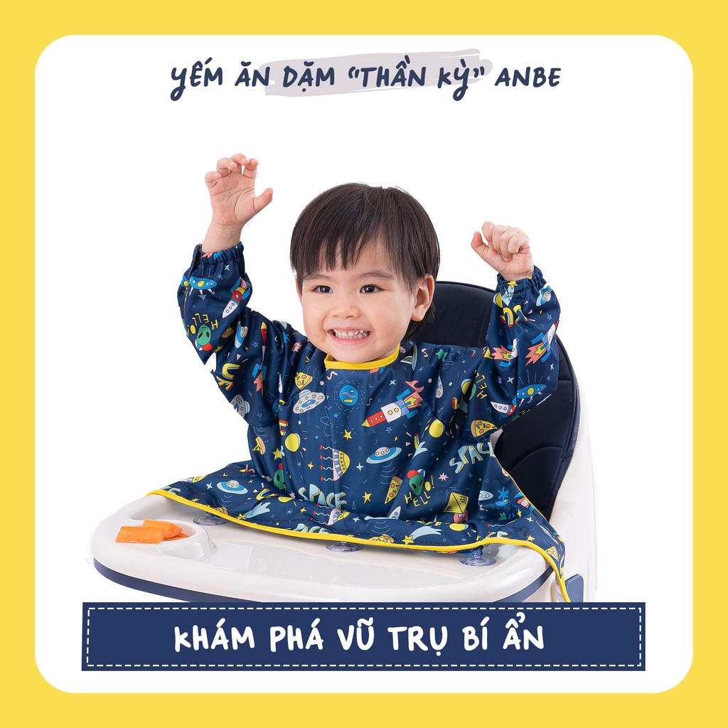 Áo Yếm Ăn Dặm BLW Chống Thấm ANBE VIỆT NAM