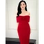 Đầm body trễ vai thun - Glami Dress - Orli Label