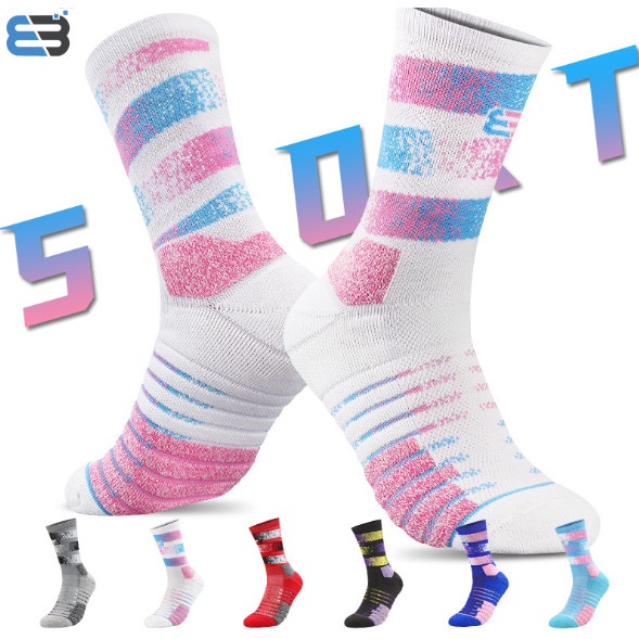 Vớ Tất cao cổ cotton loại dày phù hợp chạy bộ, bóng đá, bóng chuyền, tập gym...