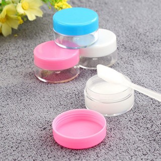 Hũ nhựa tròn chiết mỹ phẩm 10 cái dày dặn trong suốt phụ kiện du lịch giá rẻ