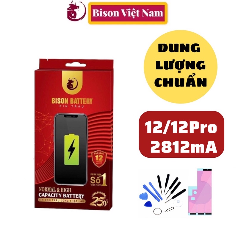 Pin Bison 12 | 12 Pro 3300mA Siêu Cao Bảo Hành 12 Tháng | Shopee Việt Nam